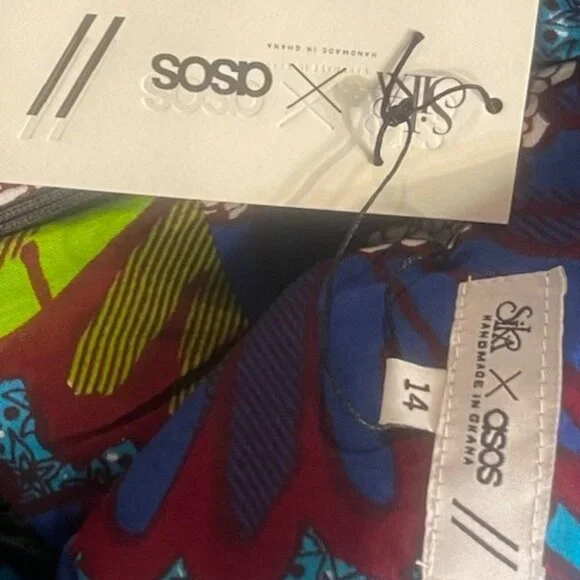 Sika Strapless Fit & Flare Dress - Floral Ghanian Print - Picture 16 of 16